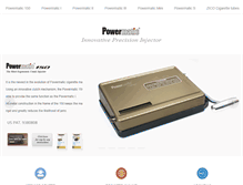 Tablet Screenshot of powermaticinjector.com